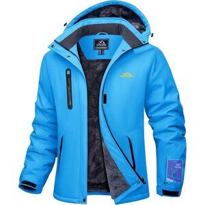 Women's Moon-orchid Winter Coats Waterproof Snow Ski Jacket Warm Mountain
